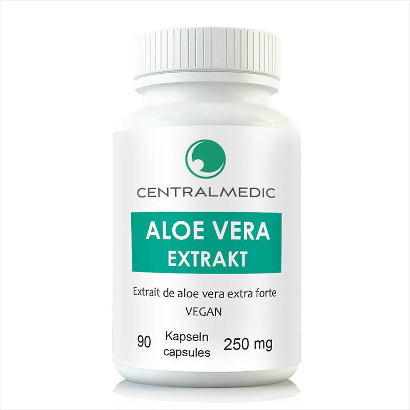 Aloe Vera Extrakt, 90 Kapseln à 250 mg
