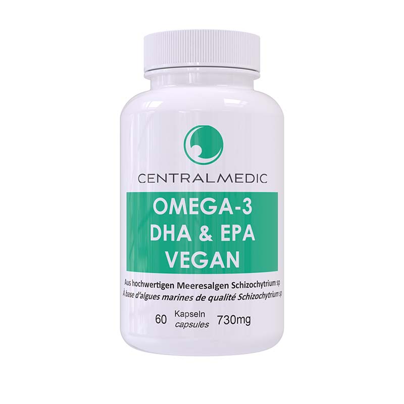 Omega-3 DHA & EPA vegan, 60 Kapseln à 730mg