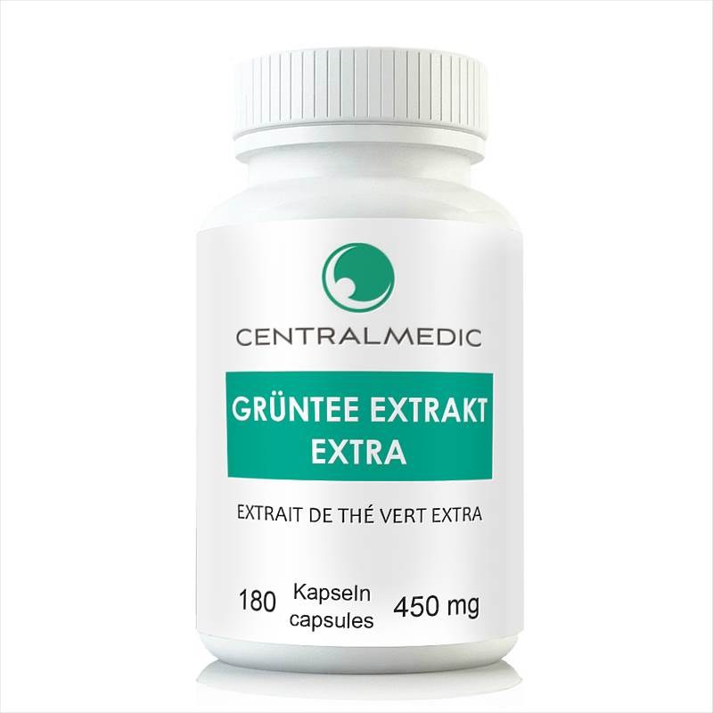 Grüntee-Extrakt Extra, 180 Kapseln à 450 mg
