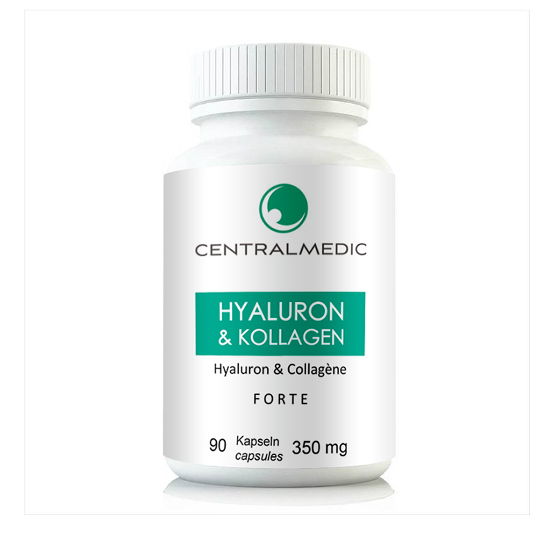 Hyaluron & Collagène forte, 90 capsules à 250 mg