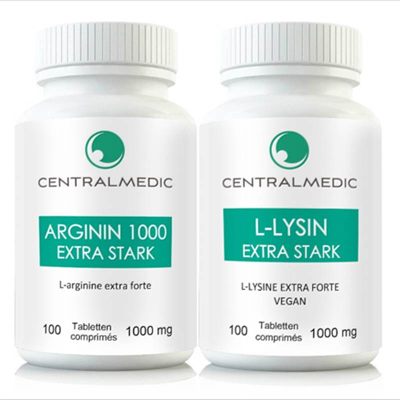 Arginin 1000 & L-Lysin Extra Stark, MC800 & LL122